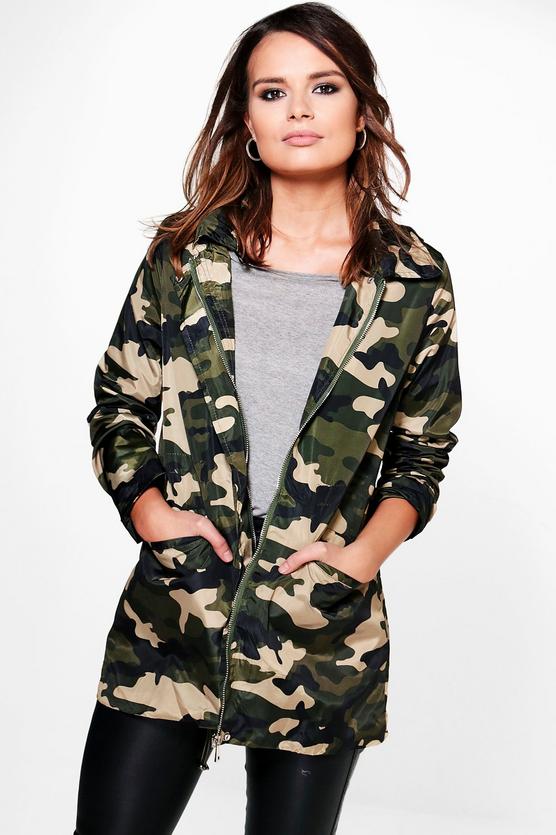 Lucy Camo Hooded Jacket